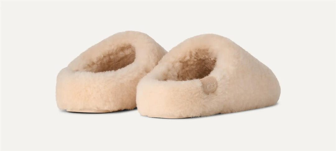 W Elea Fluffed Slip-On  Natural