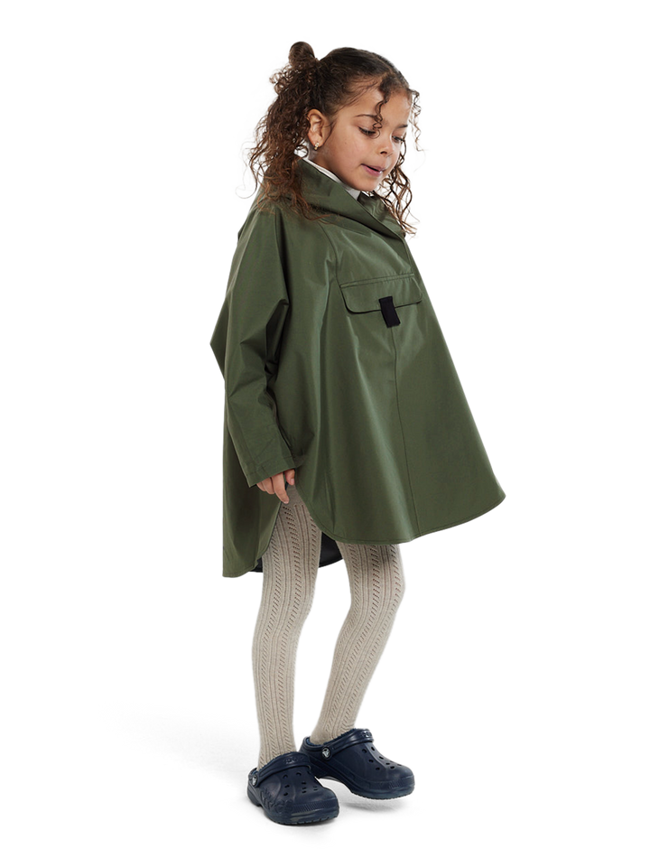 BERGEN MINI  PONCHO  Grønn