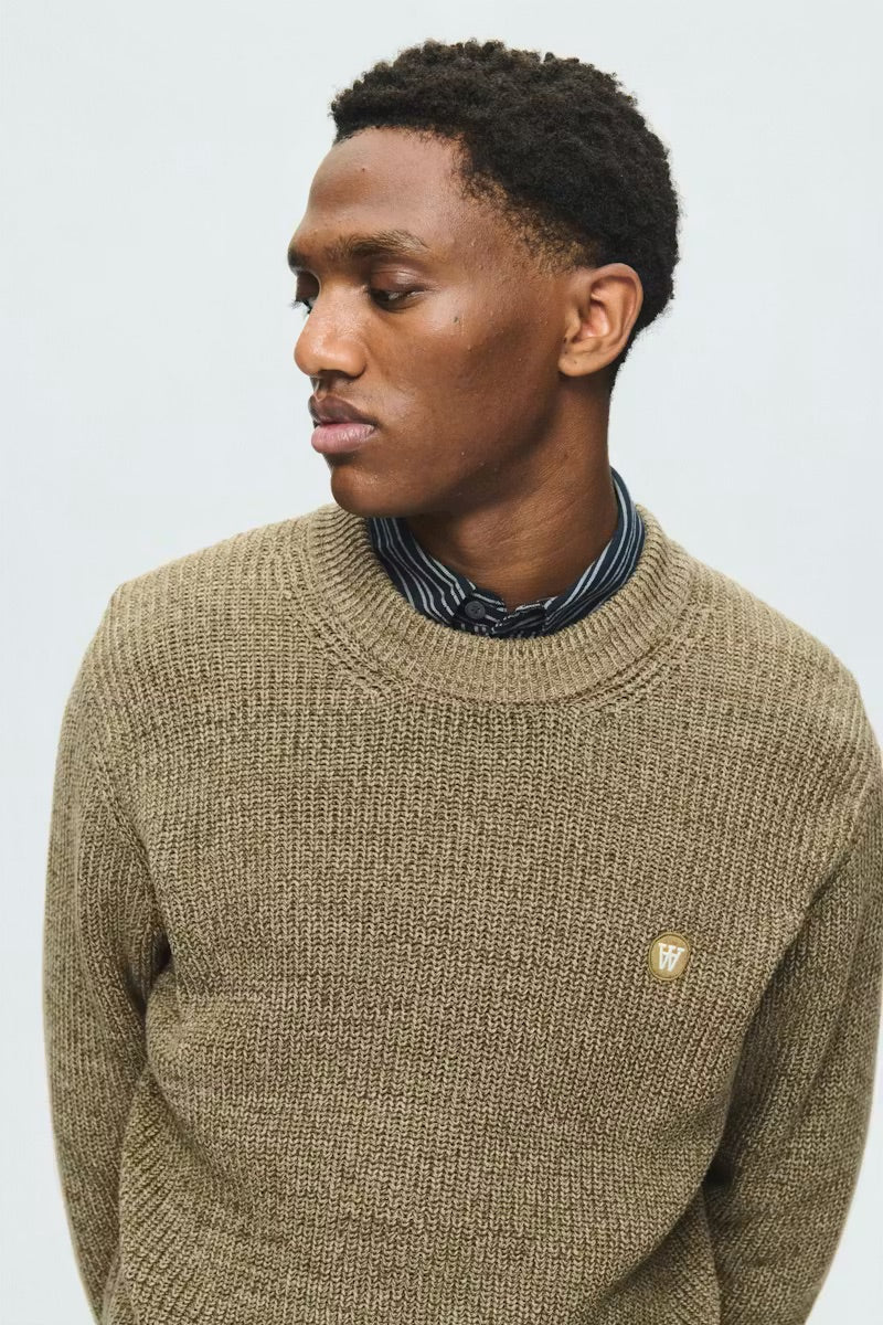 WWHALUM CREW NECK  Desert Palm Mel