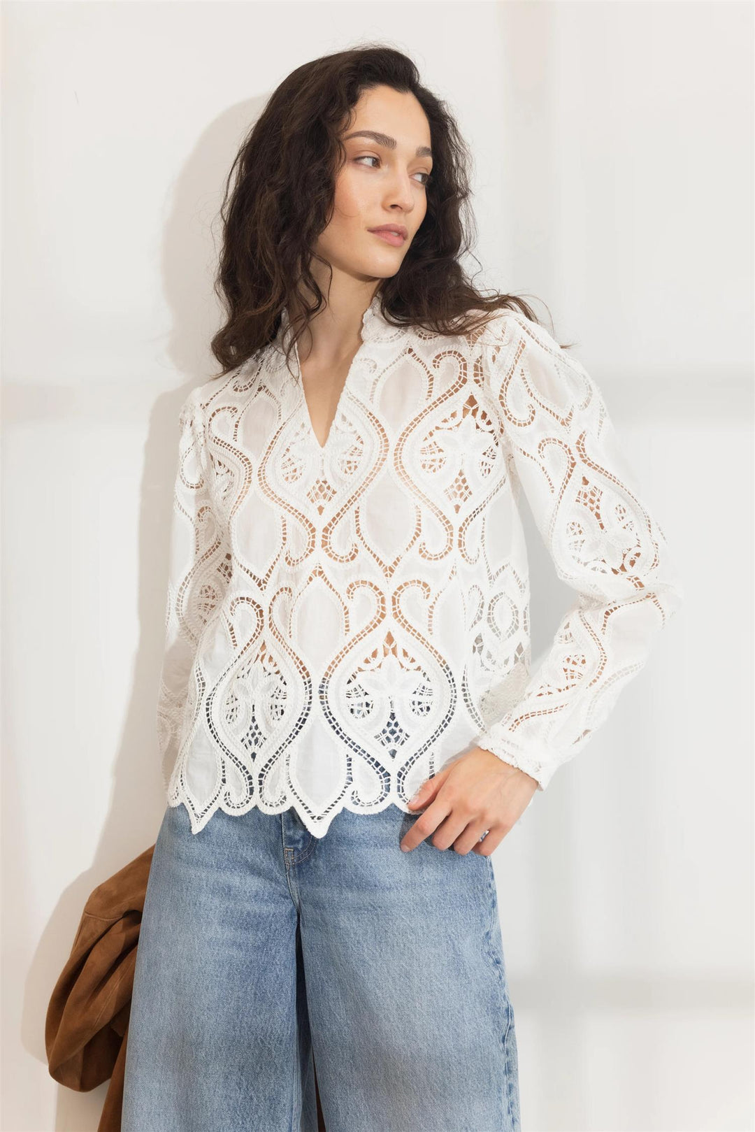 Amelia Blouse  White
