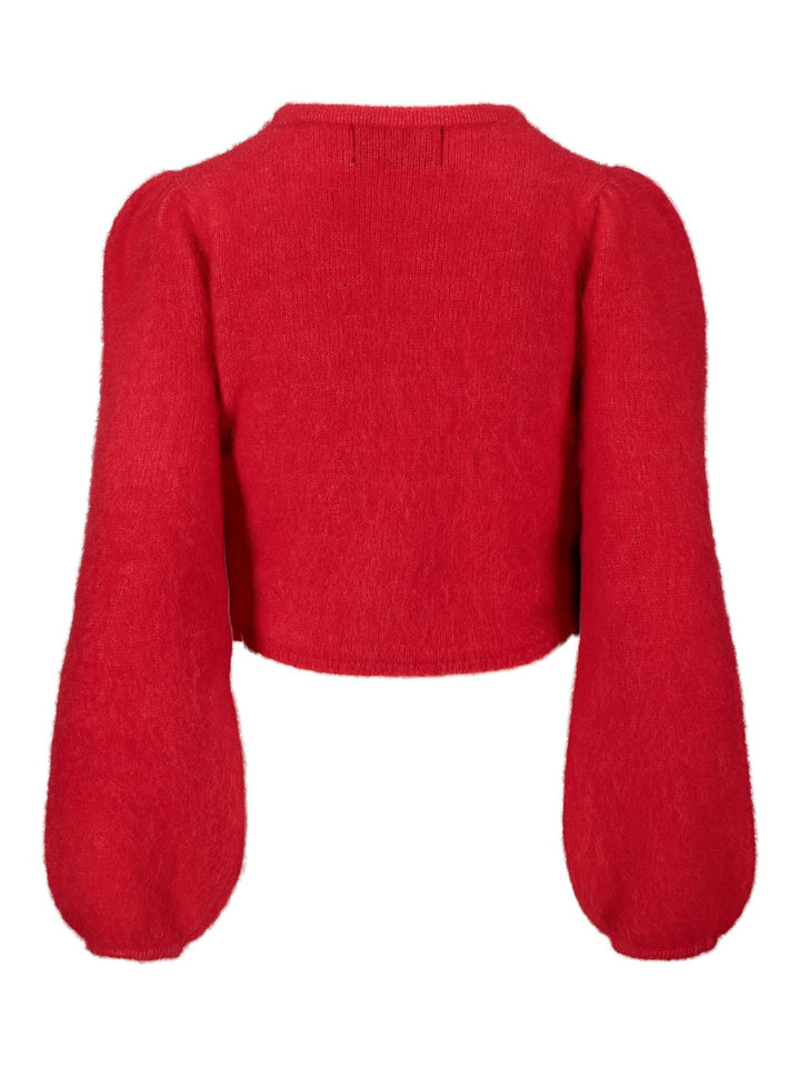 Amelia chunky cardigan  Bright Red