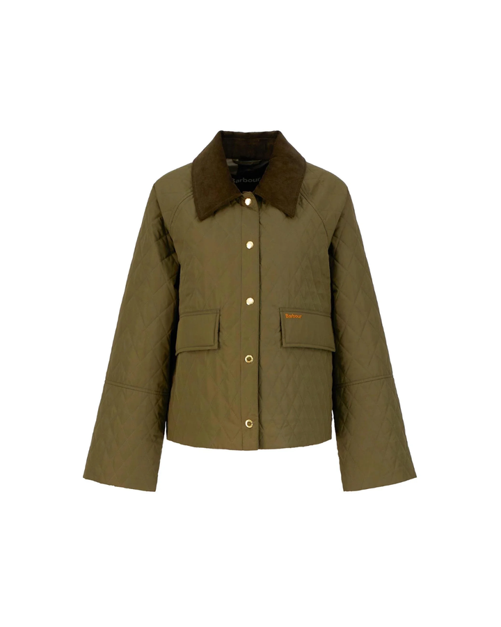 Barbour Kirby Quilt  Ivy Green/Ancient Tartan