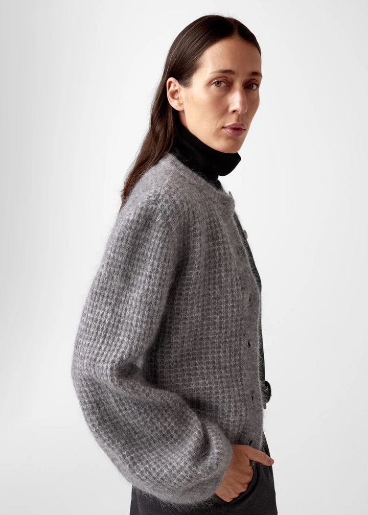 Sofia Mohair Cardigan  M. Grey Mel