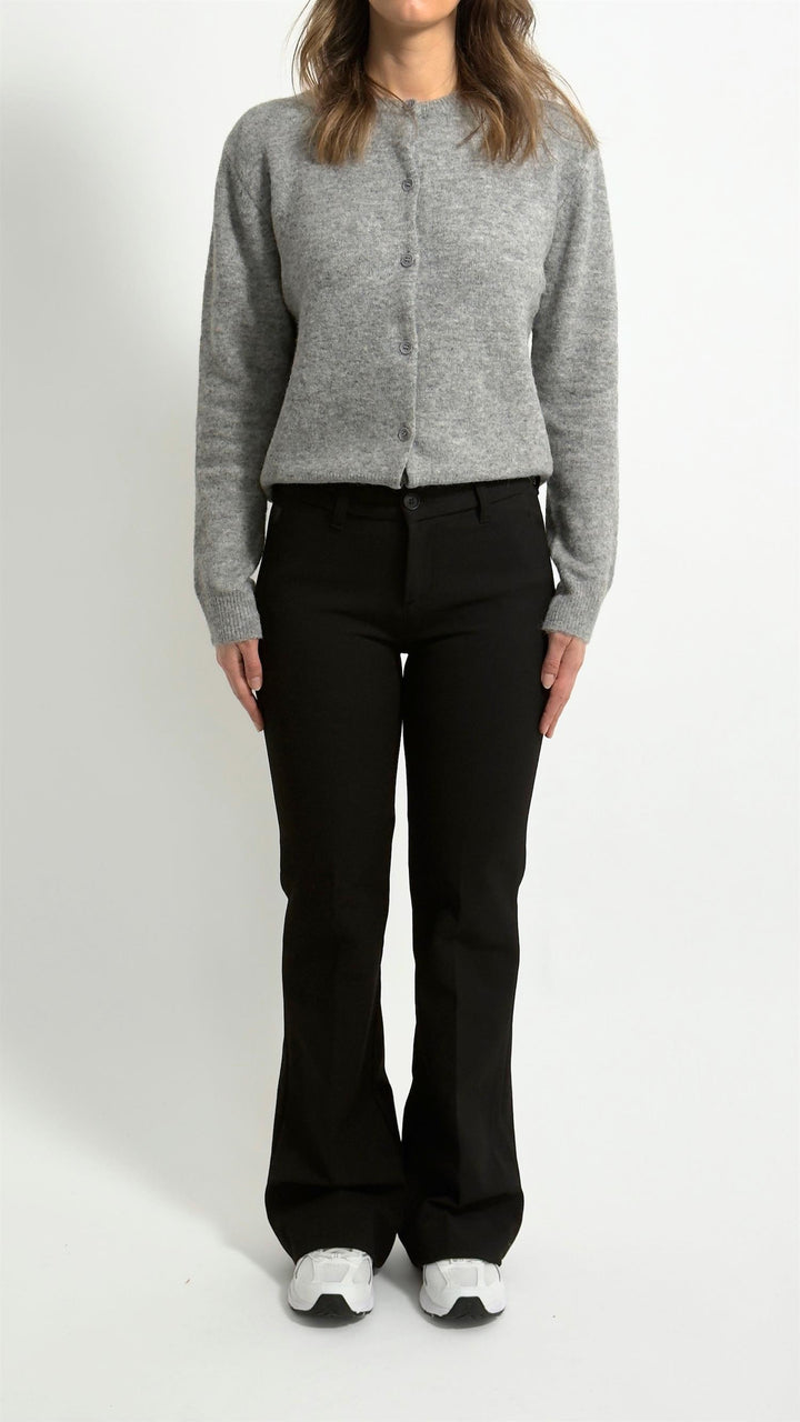 SILVIA SUPLE ROBLE WOOL  Black