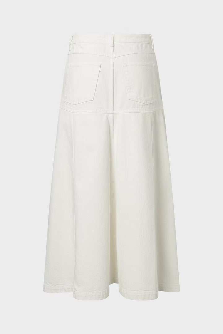 Sherry Denim Skirt  Off White