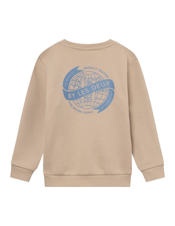 Globe Sweatshirt Kids  Light Desert Sand/Washed Denim Blue