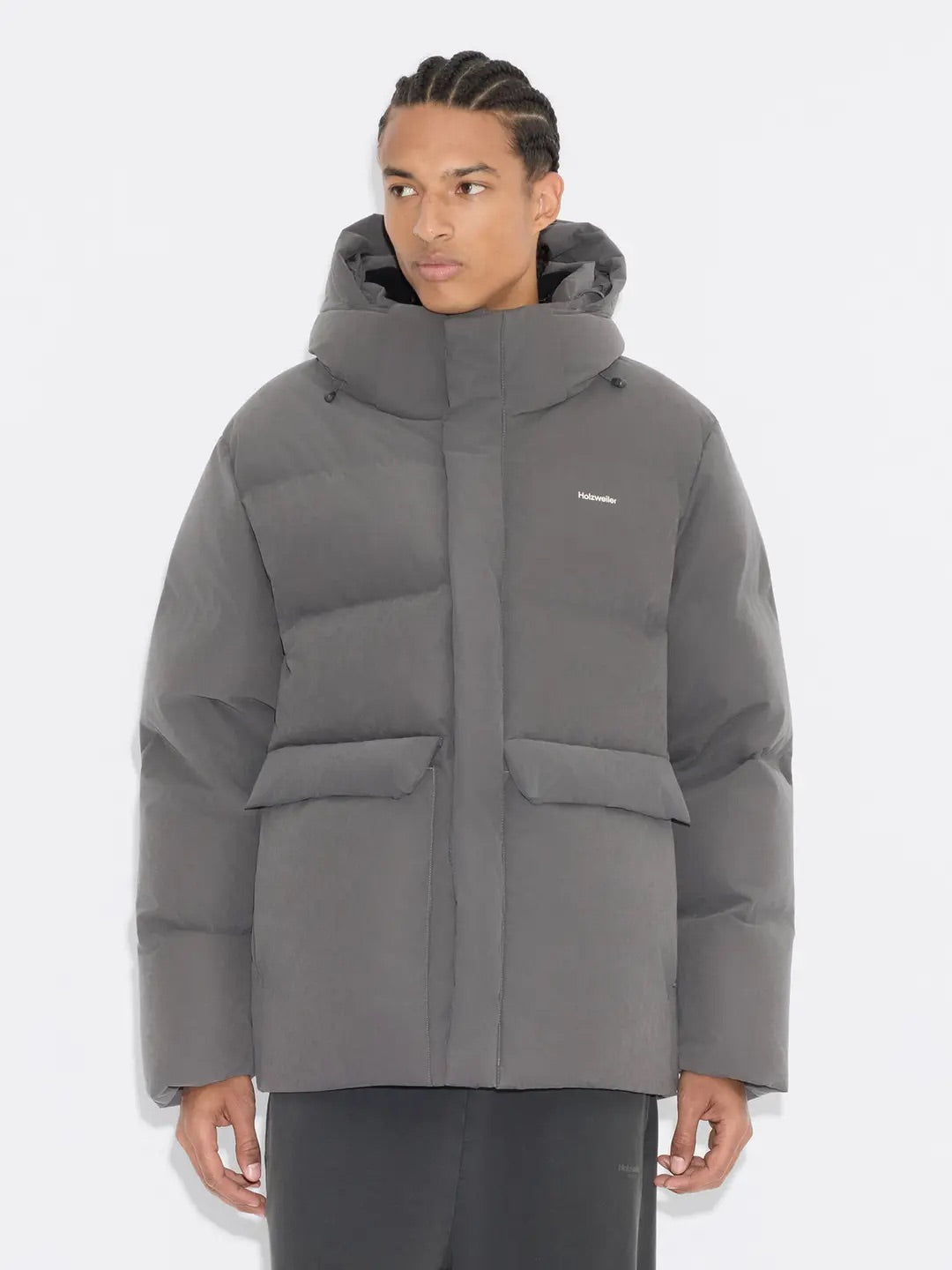 Dovre Brushed Down Jacket Grey