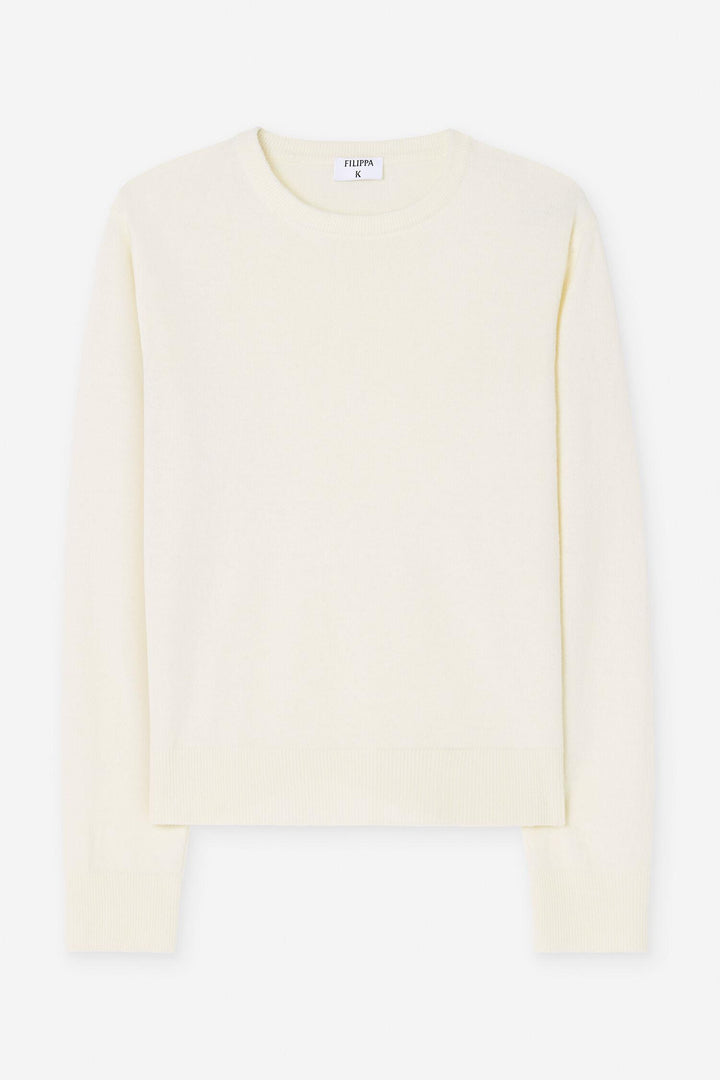 soft wool crewneck sweater  Off-White