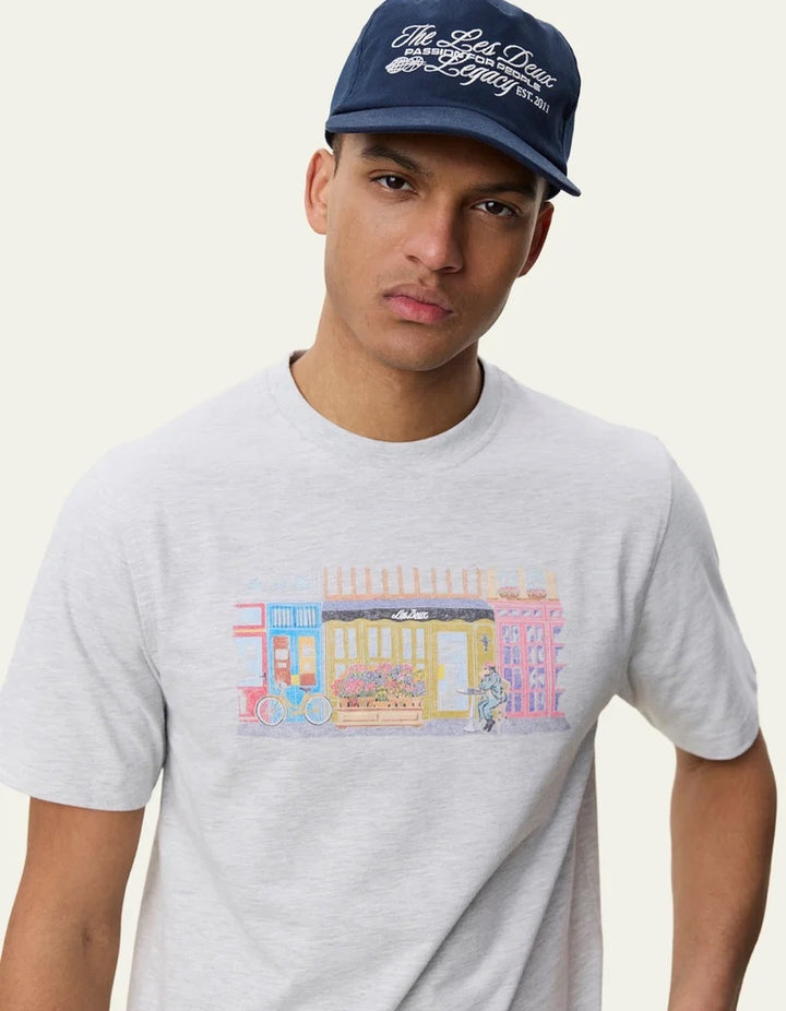 Market T-Shirt  Snow Melange