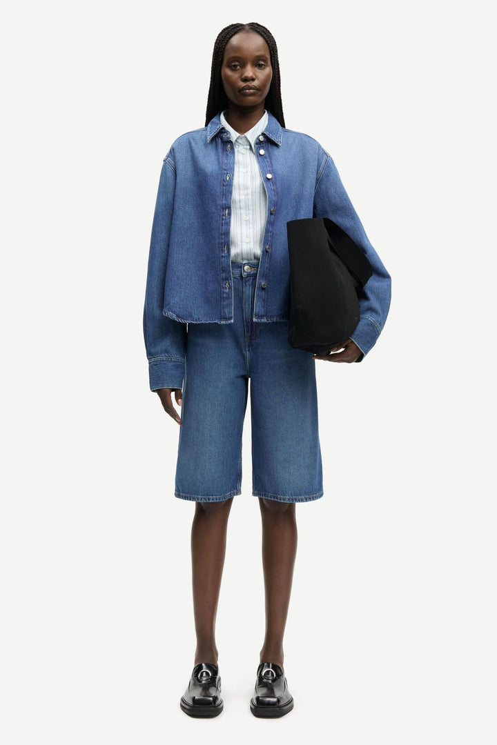 Sacelia Shirt 15893  Fluid Denim