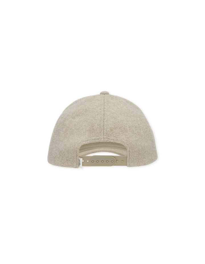 Signature Wool Baseball Cap  Dark Sand