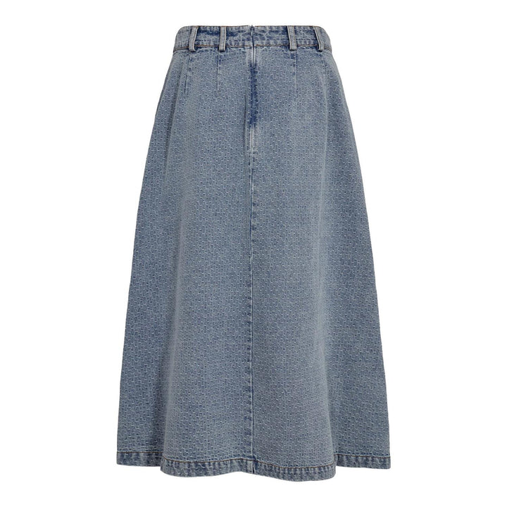 LovaCC Anya Pleat Skirt  Denim Blue