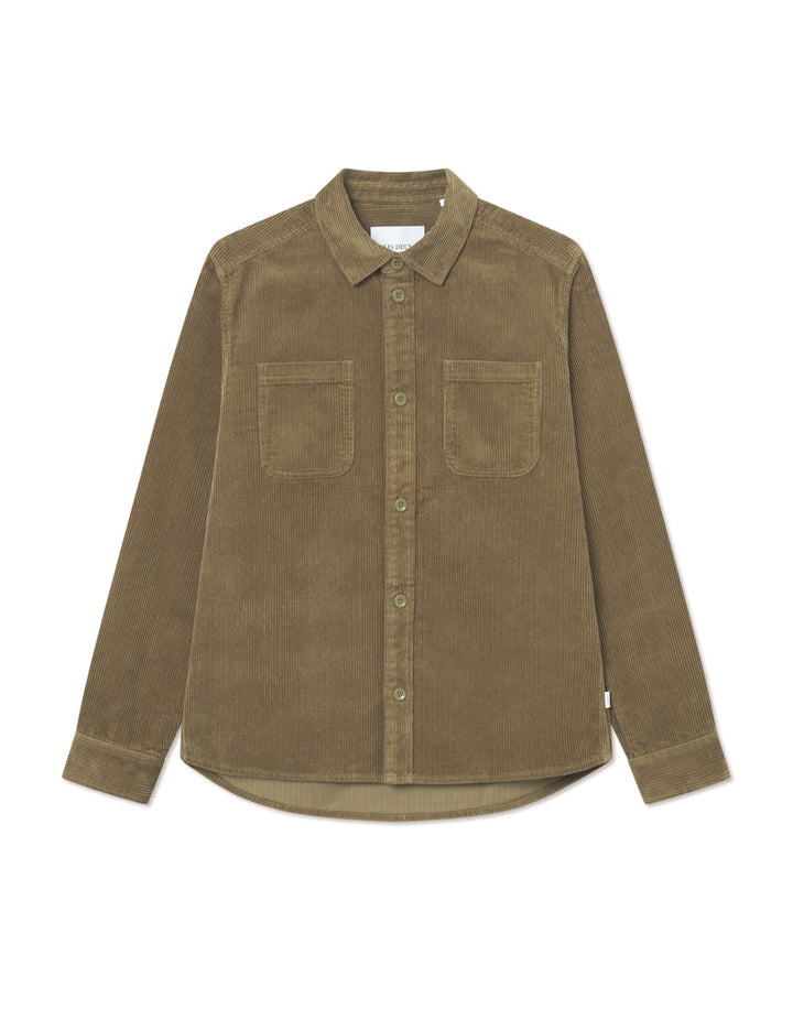 Kody Corduroy Overshirt  Military Olive