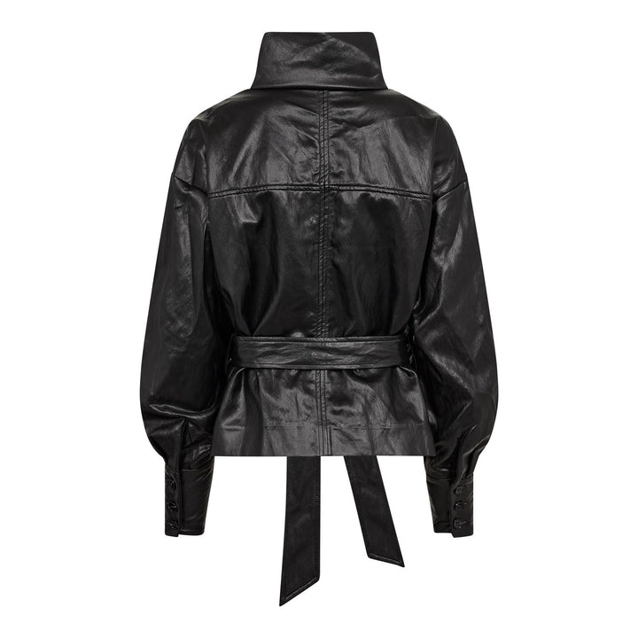 GittCC Funnel Neck Blouse Black