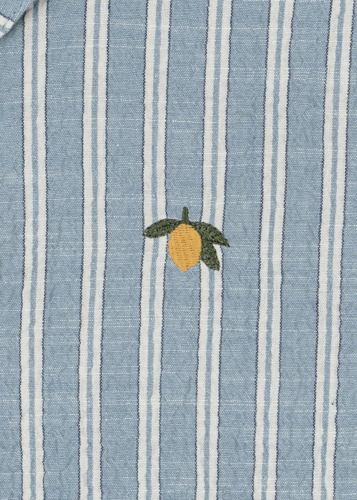 ELLIOT SHIRT  Trio Bleu Stripe