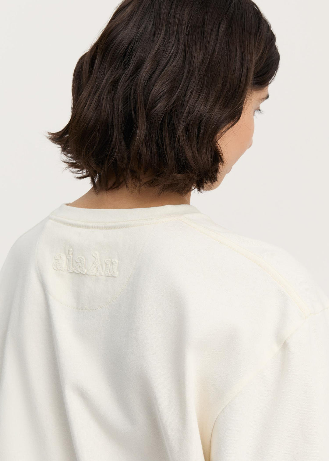 Lui Circular Tee  Pure Ecru