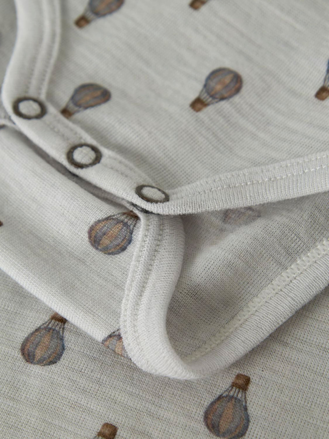 Noel Nor Wool Ls Slim Body  Lysegrå