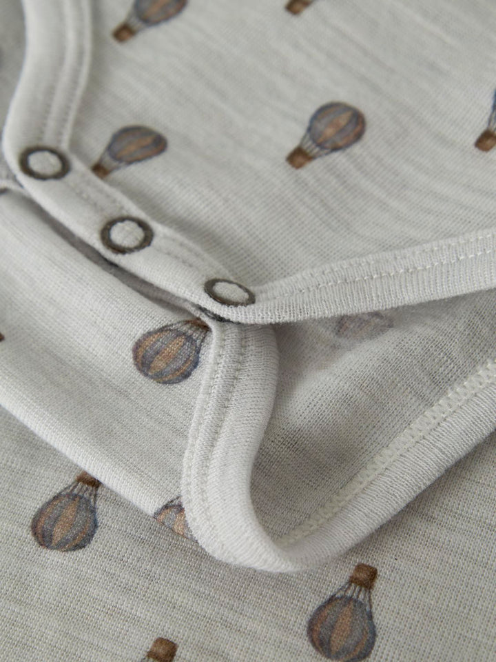 Noel Nor Wool Ls Slim Body  Lysegrå