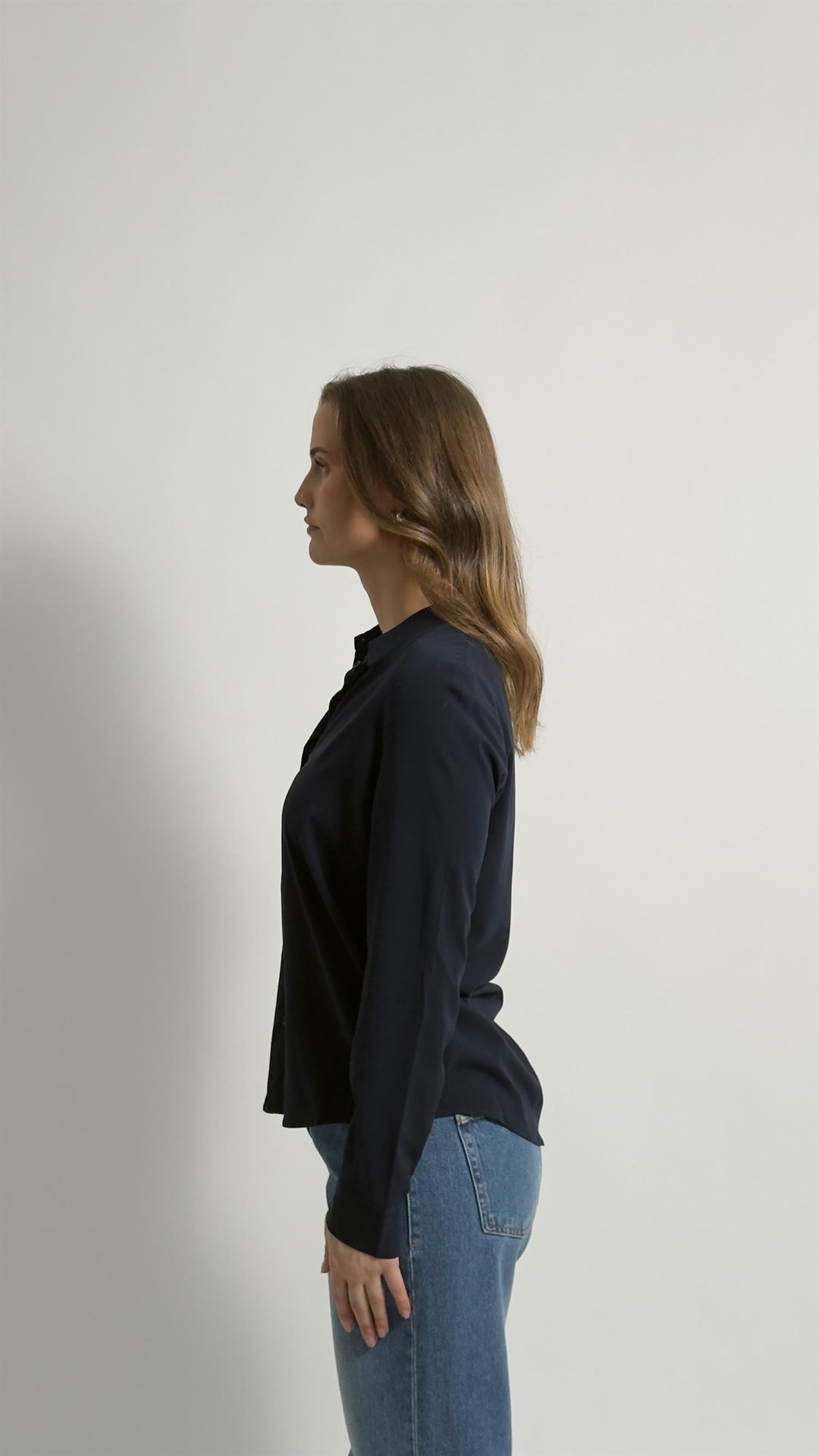 Milly np shirt 9942  Dark Sapphire