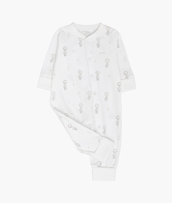 Flying Elephants Overall  White