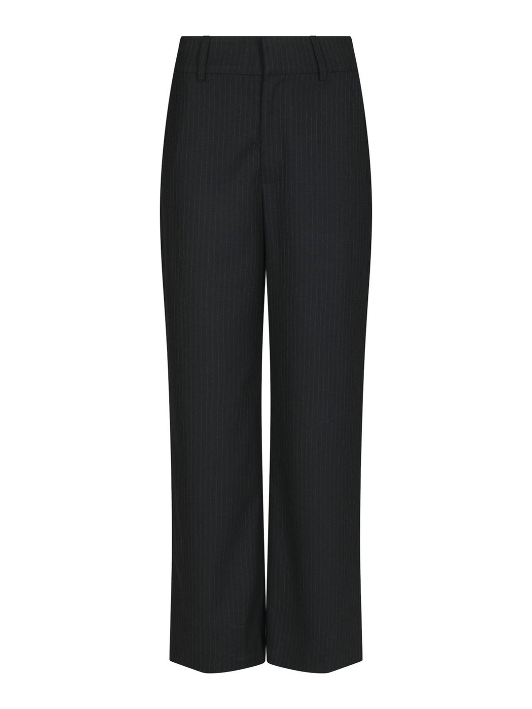 Nathalie Slim Pinstripe Pants  Dark Navy