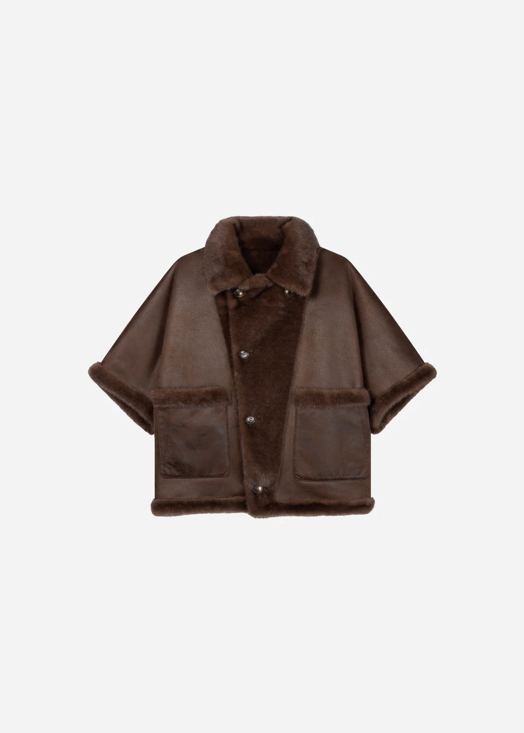 CLARA FAUX MINK  Choco