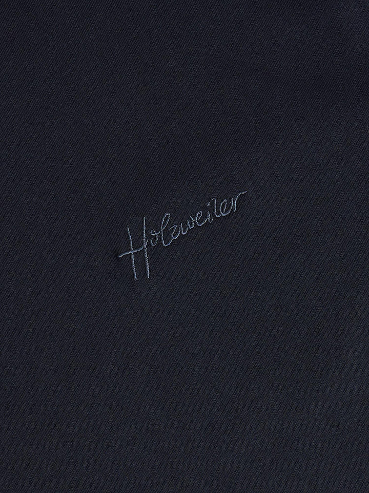 Tucker Embroidery  Tee  Black