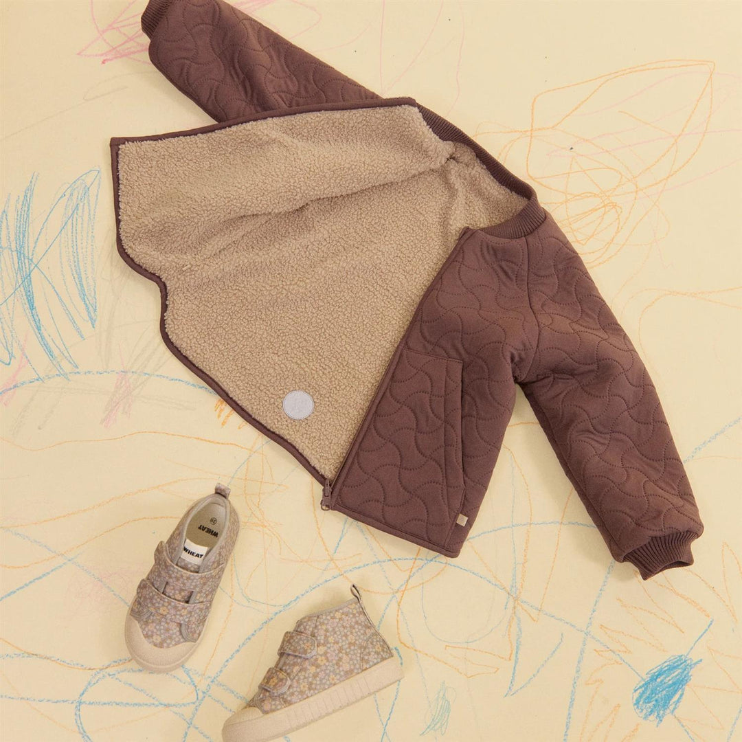 REVERSIBLE THERMO JACKET  Plum