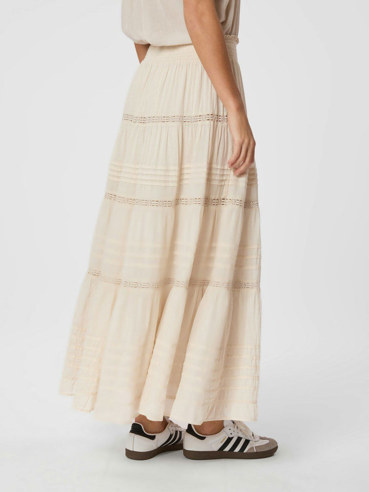 Felicia S Voile Skirt  Ivory