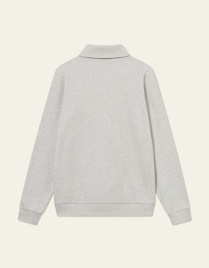 Ben Polo Piqué Sweatshirt  Snow Melange