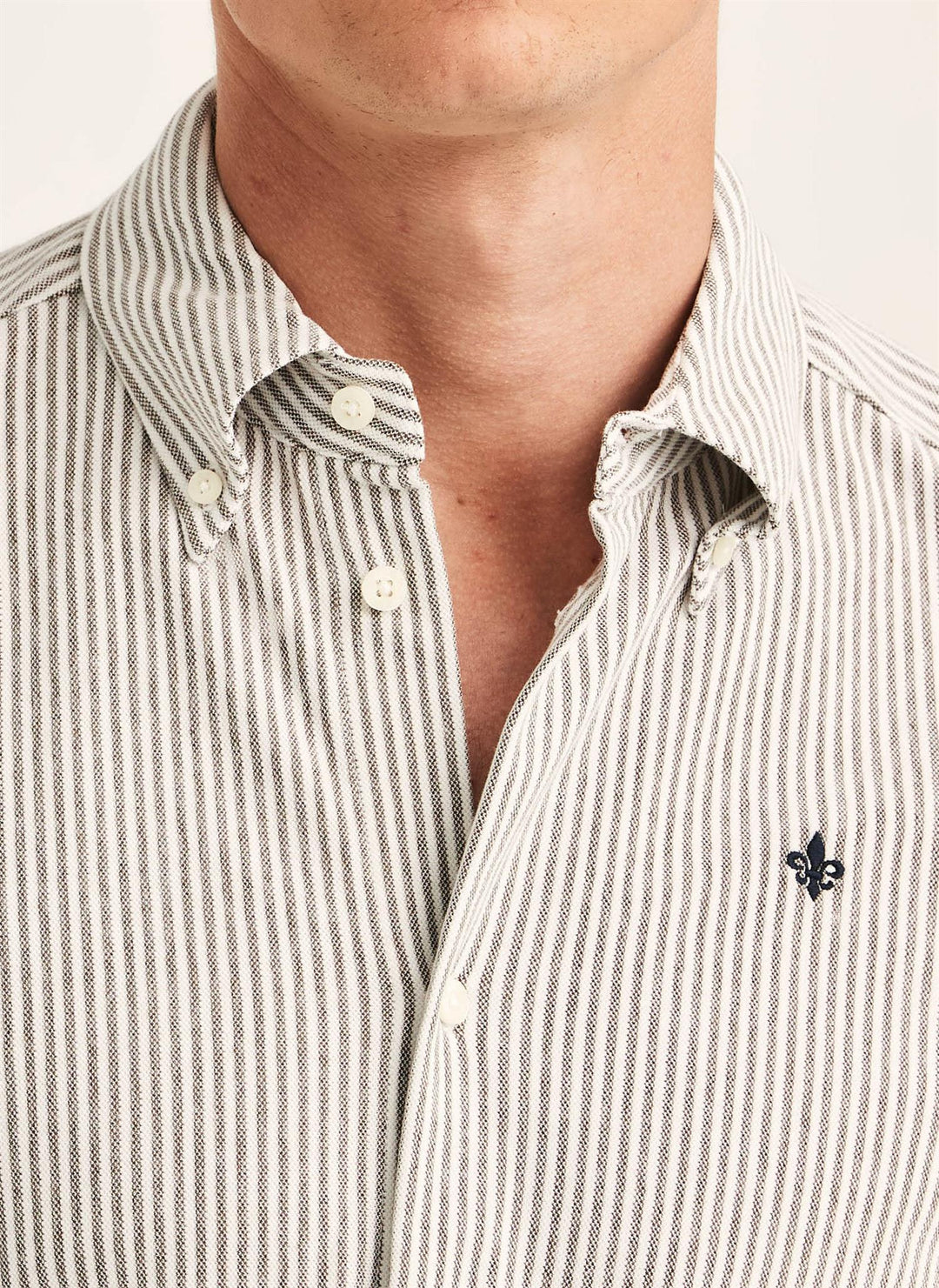 Camden Piqué Shirt  Brown