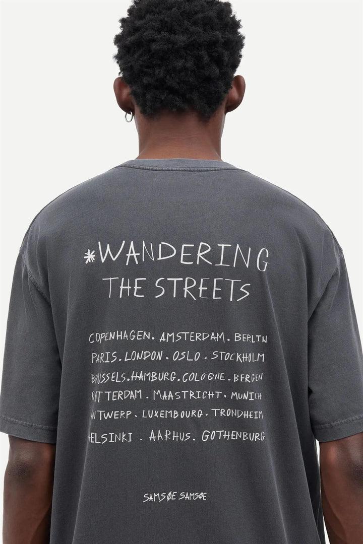 SAWANDERING T-SHIRT 15489  Black Wandering