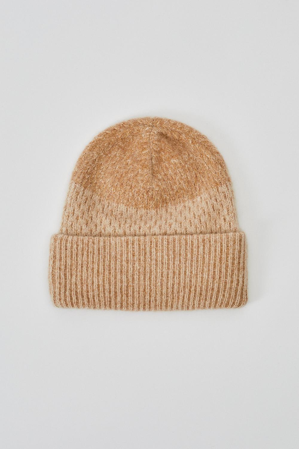 Tine Knit Beanie  Sand Mix