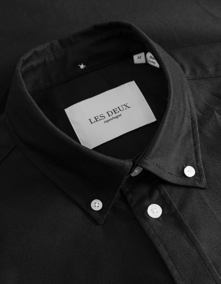 Konrad Oxford Shirt - Seasonal  Black