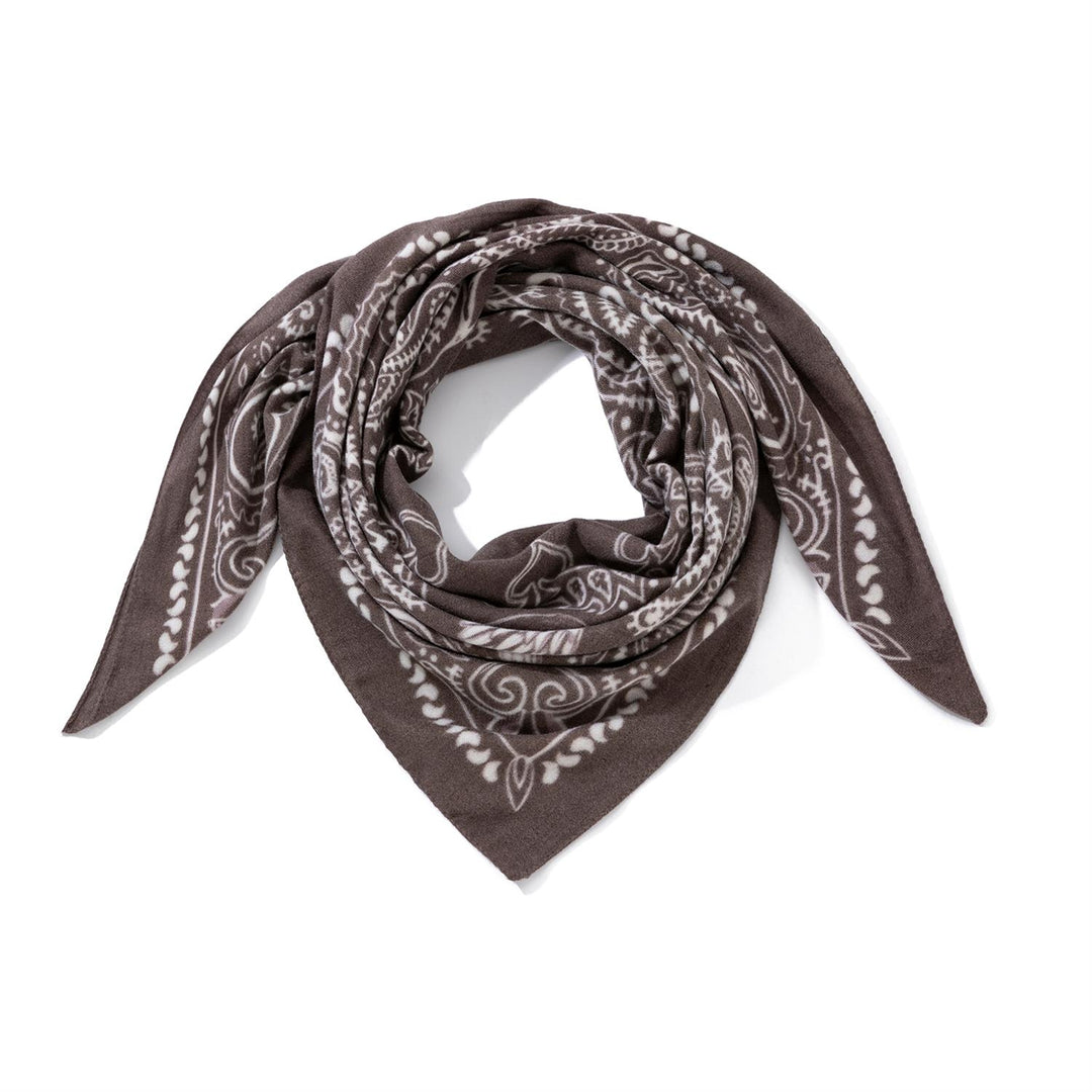 Manipur Scarf 110  Mørk Brun