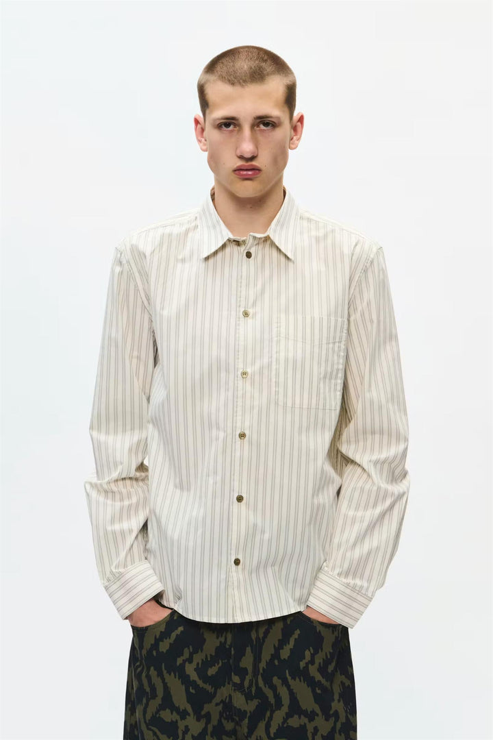 WWADRIAN SHIRT  Silver Birch