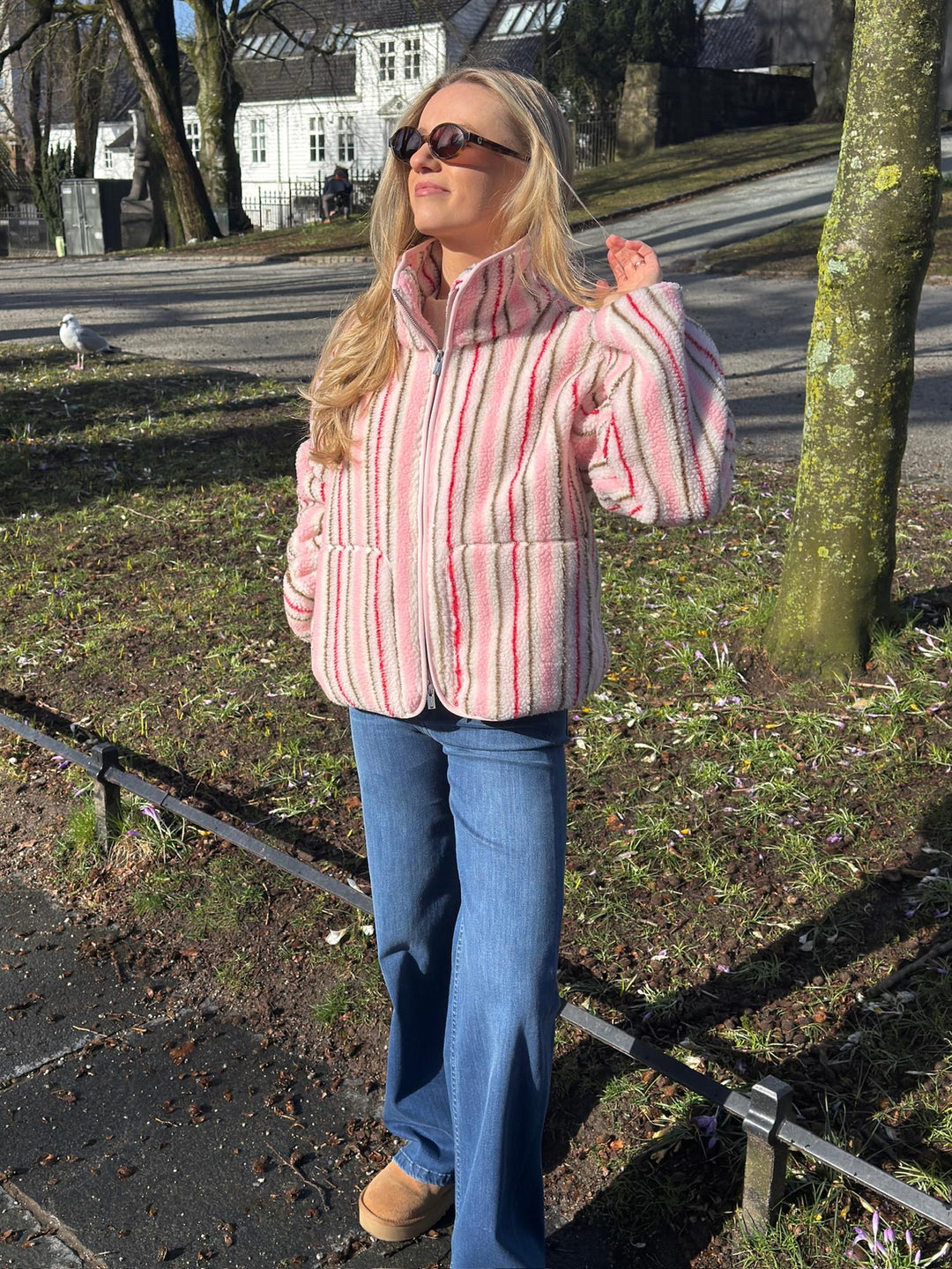 Rype Fleece Jacket  Pink Mix