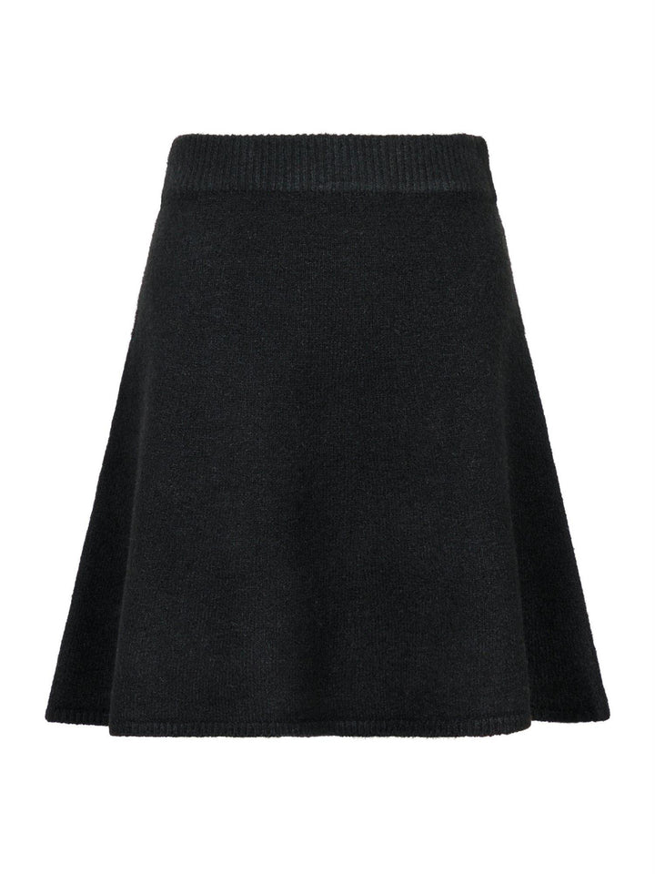 Gisa Knit Skirt  Black