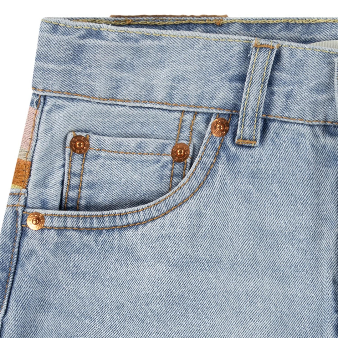 MINI MOM SHORT W EMBROIDER  Desert Sky