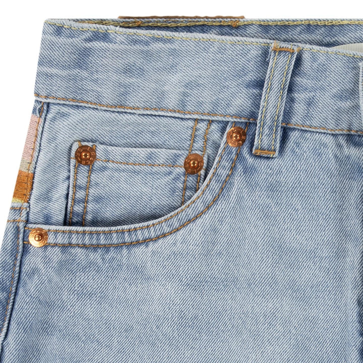 MINI MOM SHORT W EMBROIDER  Desert Sky