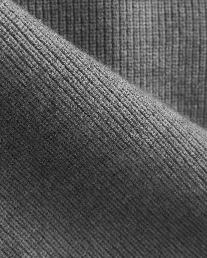 Atari Rib Cardigan  Grey Melange