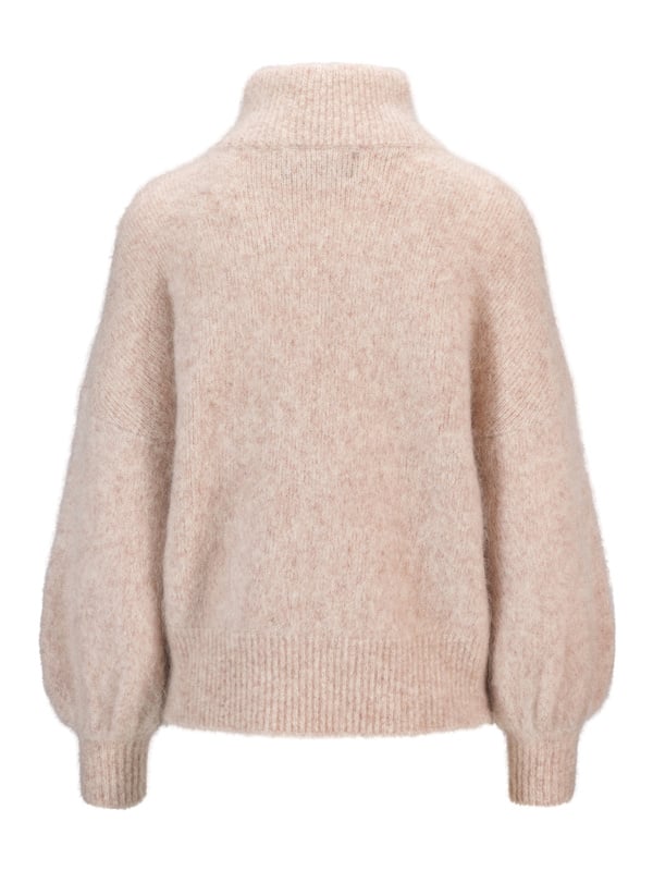 LI CHUNKY SWEATER  Beige Melange