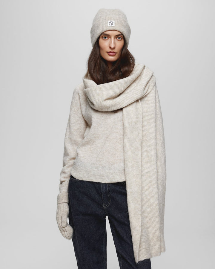 MSCHHope Icon Scarf  Oatmeal Melange