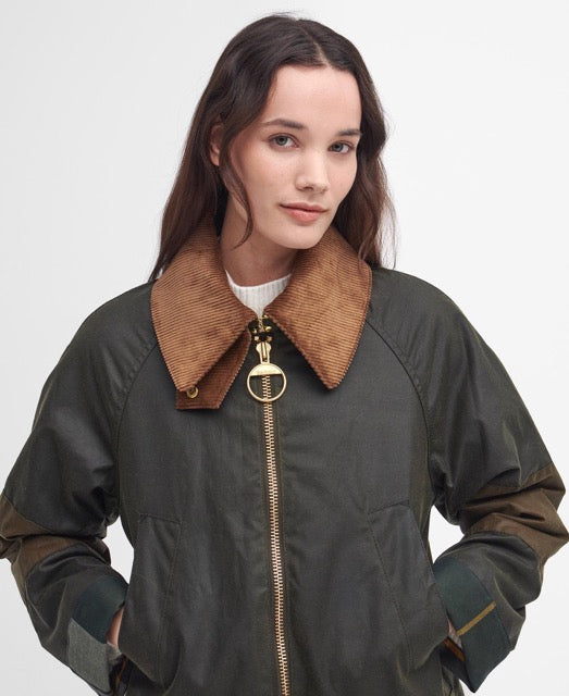 Barbour Allerston Wax  Archive Olive/Beech/Ancie