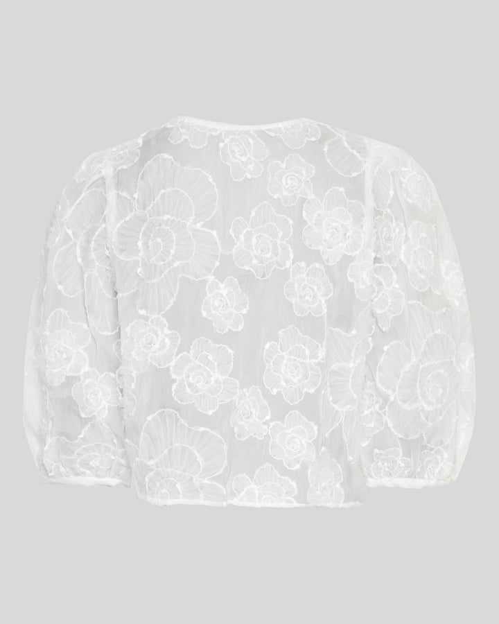 Mschismene 3/4 Shirt Emb  White