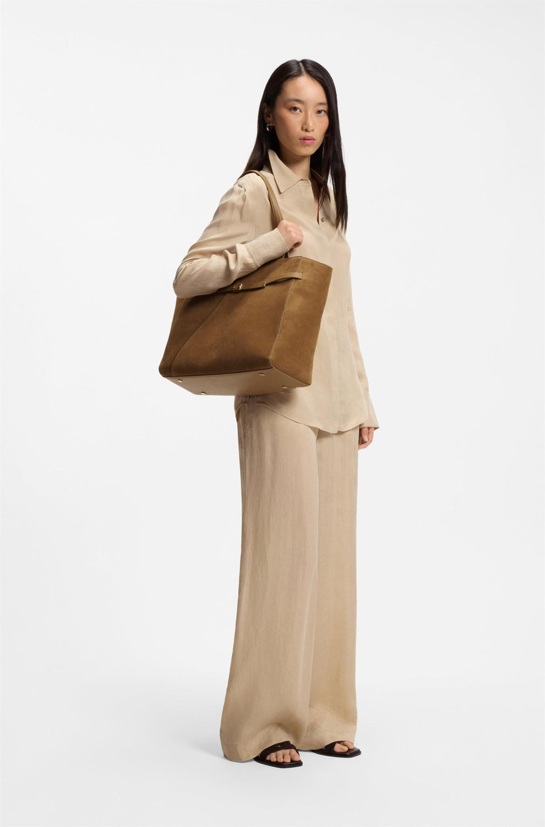 Boss Revers Tote SU Medium Beige