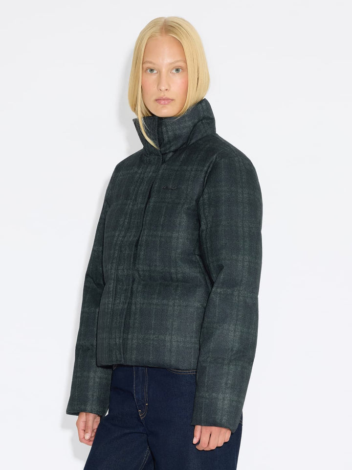 Selma Heritage Down Jacket  Blue Check