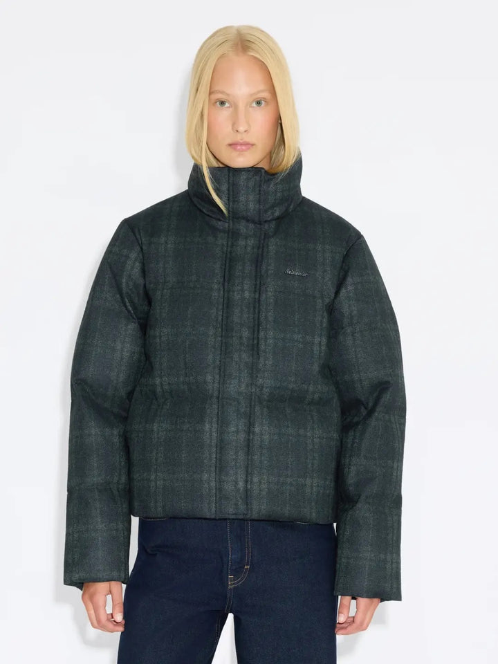 Selma Heritage Down Jacket  Blue Check