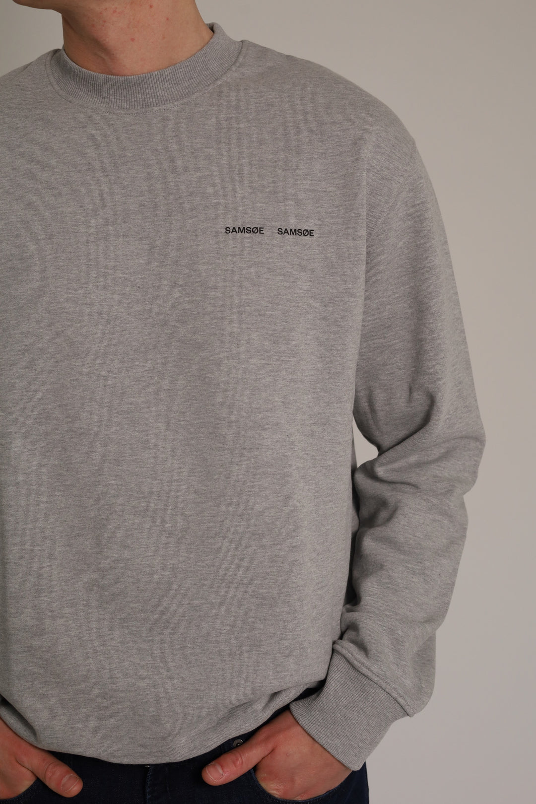 Norsbro Crew Neck 11727 Grey Mel.