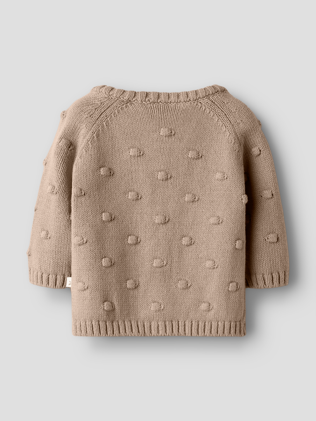 Nbngable Ls Knit Card Lil  Lysegrå